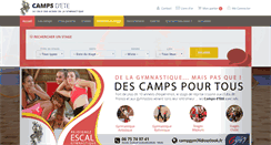 Desktop Screenshot of campgym276.fr