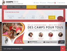 Tablet Screenshot of campgym276.fr